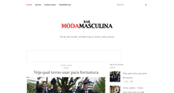 Desktop Screenshot of barmodamasculina.com
